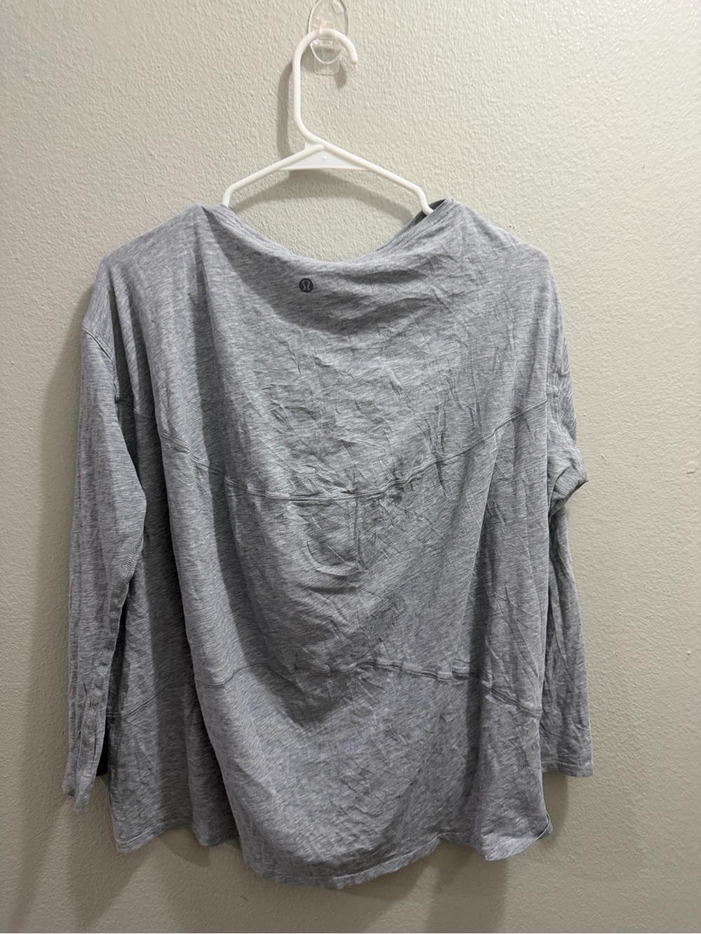 gray lululemon Back in Action Long Sleeve Shirt